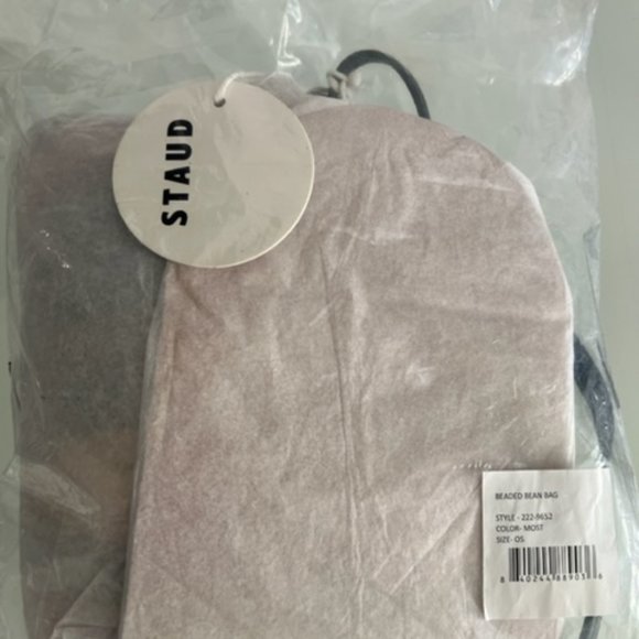 STAUD Beaded Bean Mosaic Stripe Shoulder Bag - Picture 12 of 12